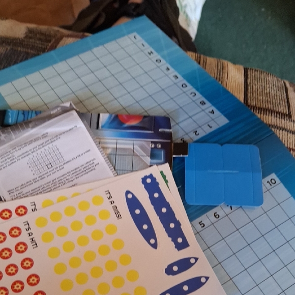 Hasbro Other - Battleship Game Rules Instruction Sheet - Black and White
